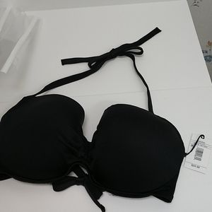 NWT Shade & Shore Halter Sweetheart Swimsuit Top